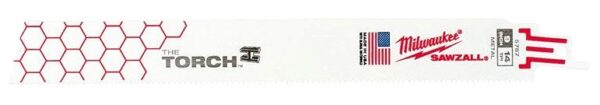 A Milwaukee Sawzall blade, 
