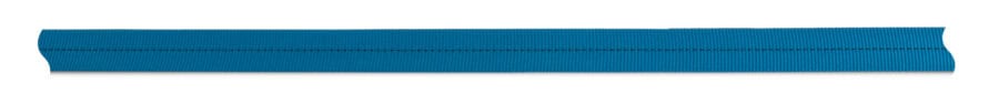 A long, flat blue strap with a black dashed line, perfect for professional safety training, set against a white background.